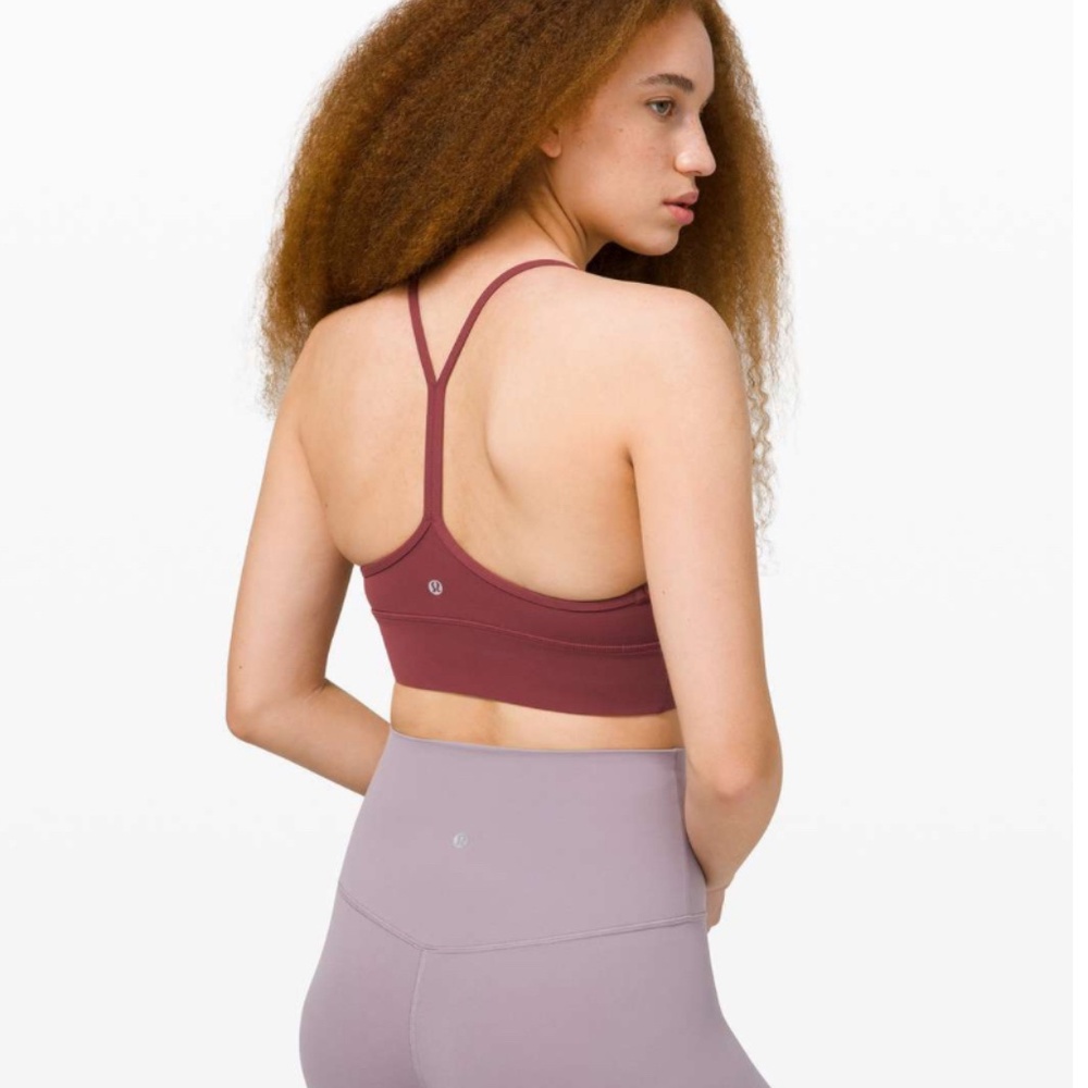 Lululemon Flow Y Bra Long Line Nulu *Light Support, B/C Cup Savannah - Picture 2 of 6